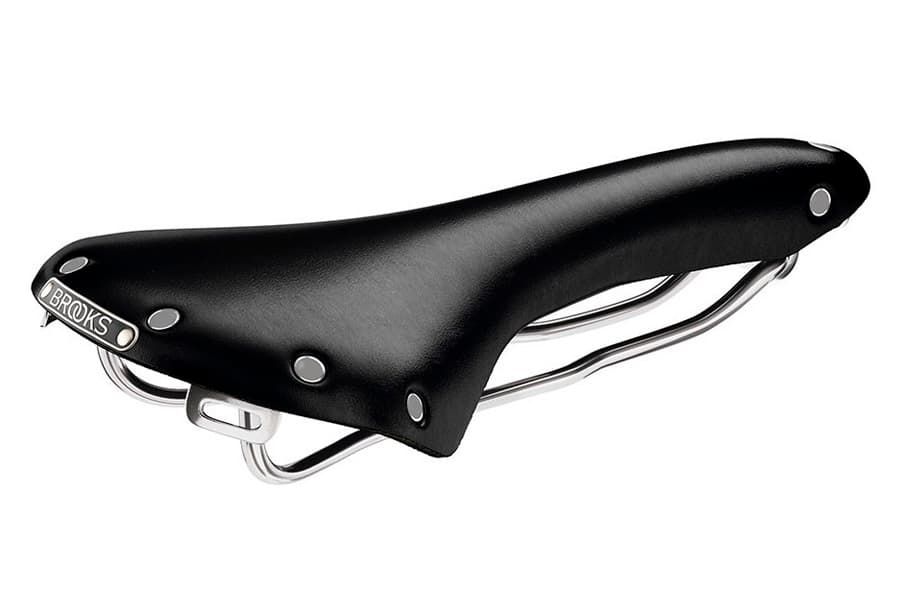 Brooks B15 Swallow Zadel - Zwart